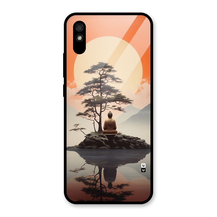 Buddha Nature Glass Back Case for Redmi 9i