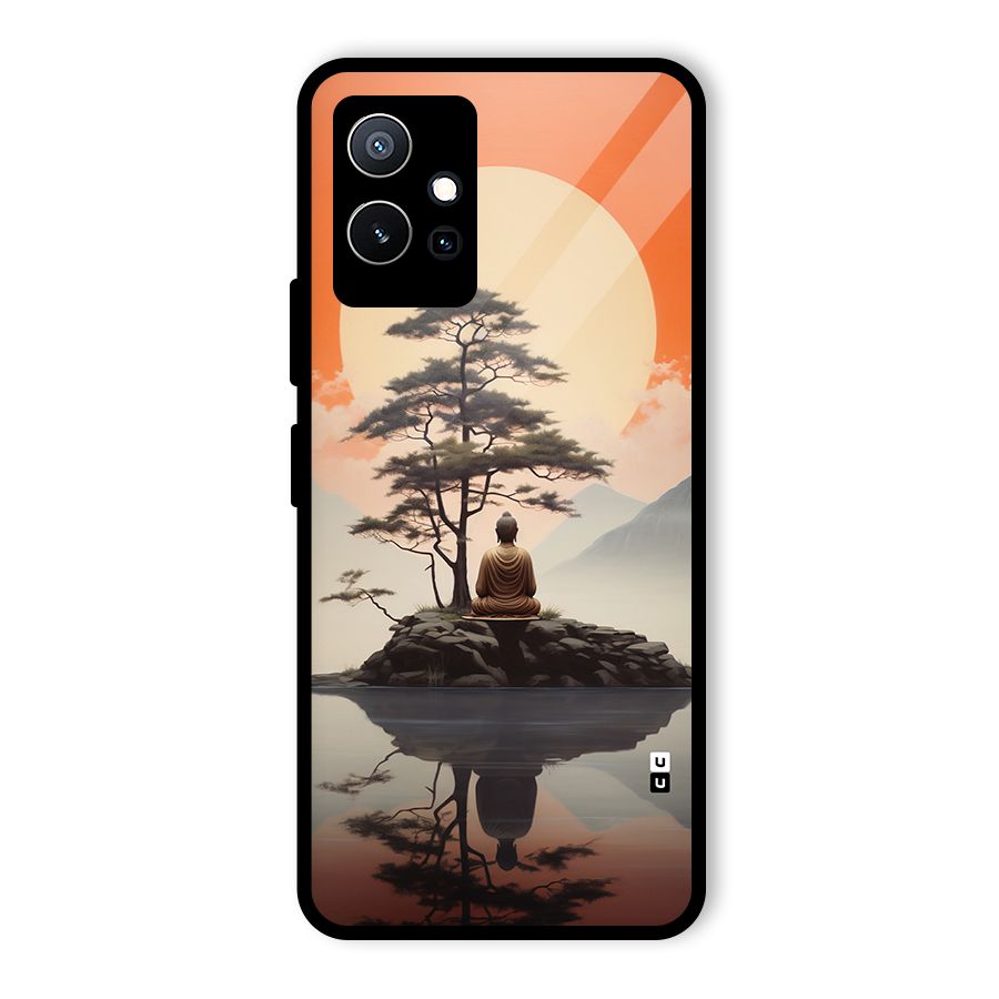Buddha Nature Glass Back Case for Vivo T1 5G