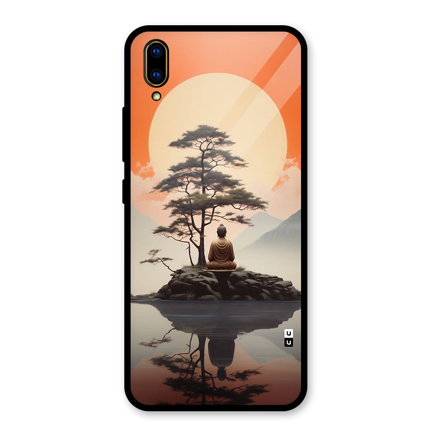 Buddha Nature Glass Back Case for Vivo V11 Pro