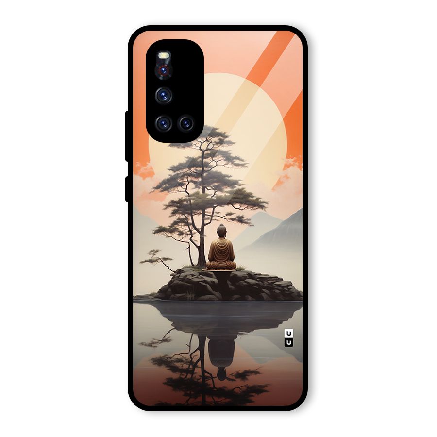 Buddha Nature Glass Back Case for Vivo V19