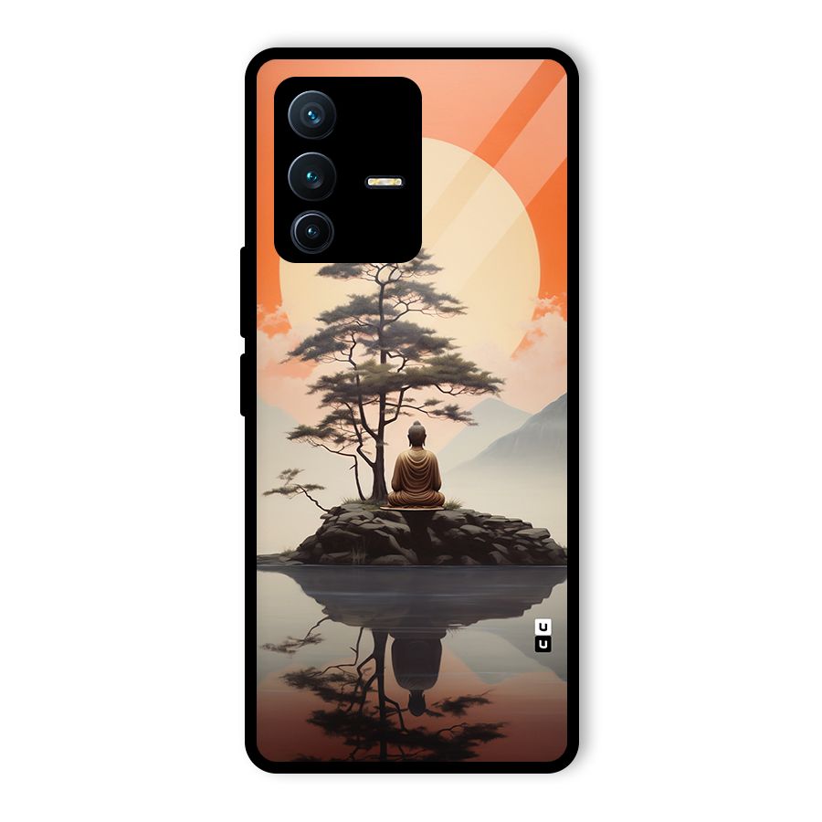 Buddha Nature Glass Back Case for Vivo V23 Pro