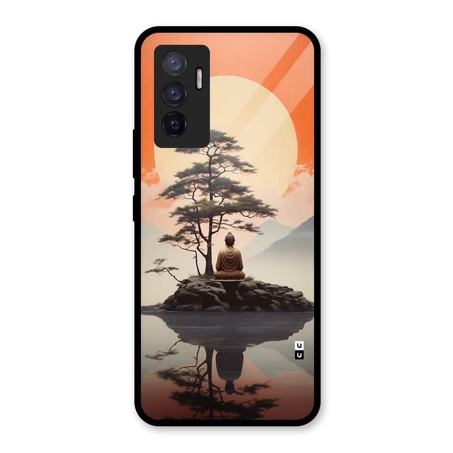 Buddha Nature Glass Back Case for Vivo V23e