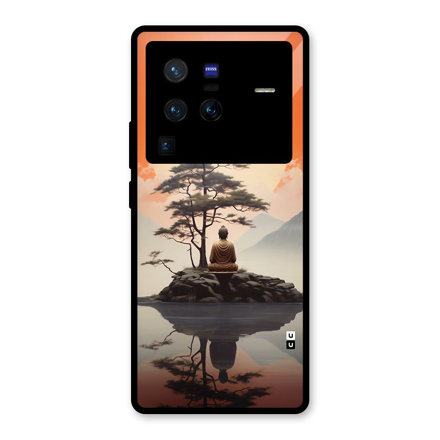 Buddha Nature Glass Back Case for Vivo X80 Pro