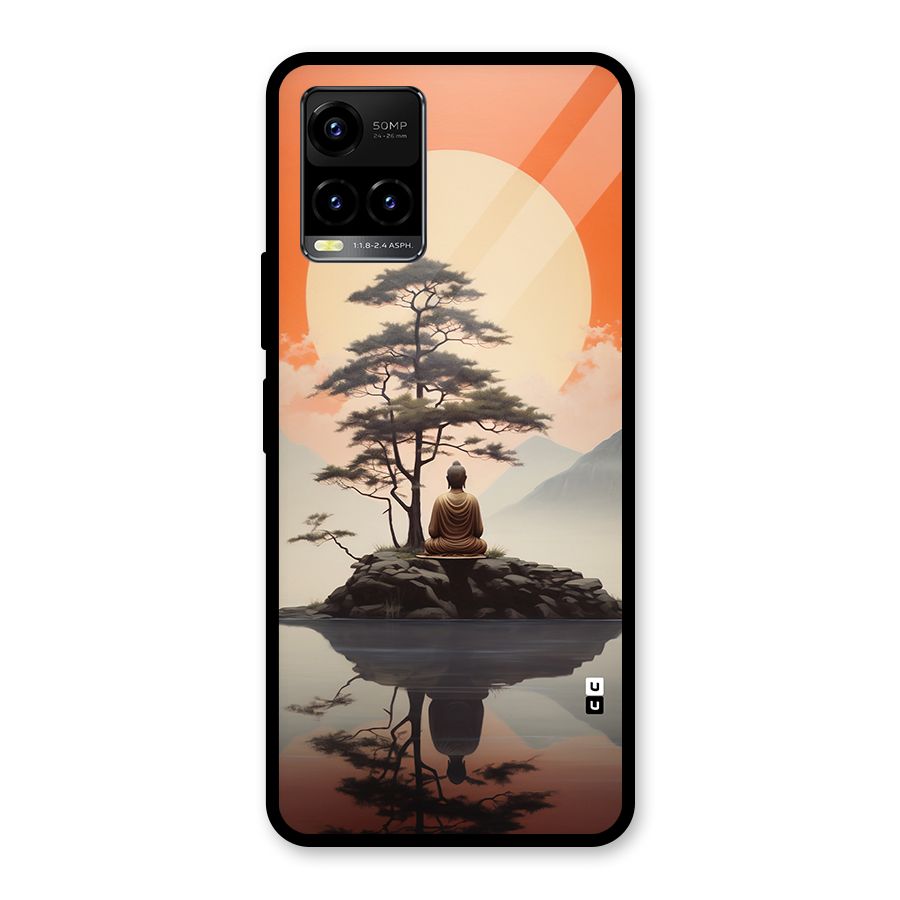 Buddha Nature Glass Back Case for Vivo Y21T