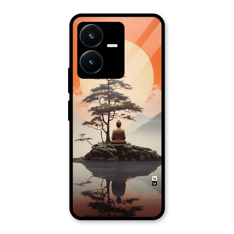 Buddha Nature Glass Back Case for Vivo Y22