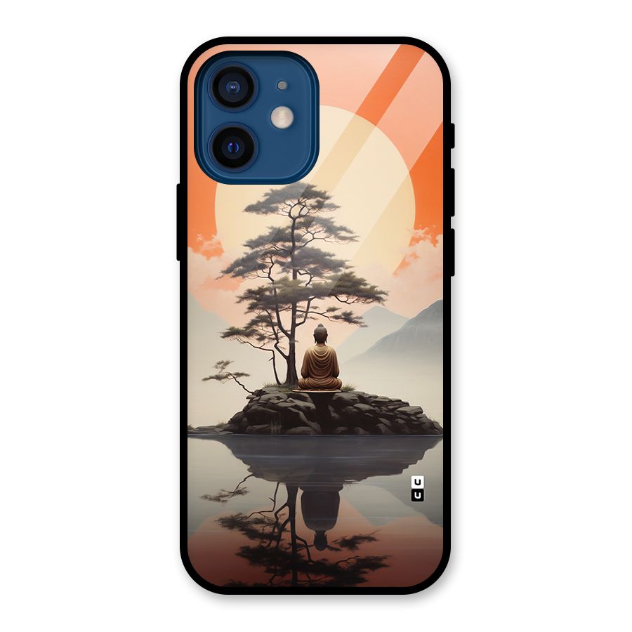Buddha Nature Glass Back Case for iPhone 12 Mini
