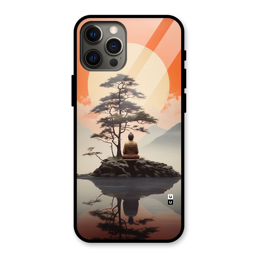 Buddha Nature Glass Back Case for iPhone 12 Pro Max