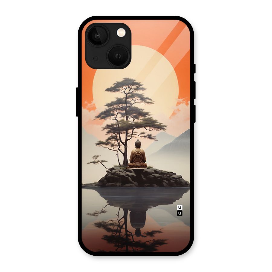 Buddha Nature Glass Back Case for iPhone 13