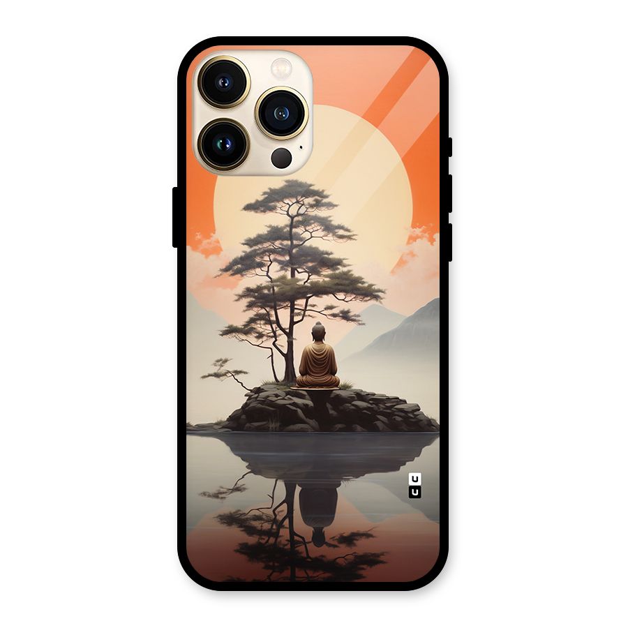Buddha Nature Glass Back Case for iPhone 13 Pro Max