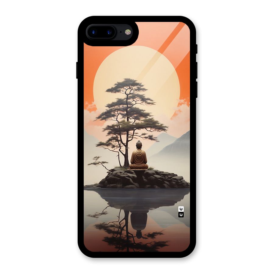 Buddha Nature Glass Back Case for iPhone 8 Plus