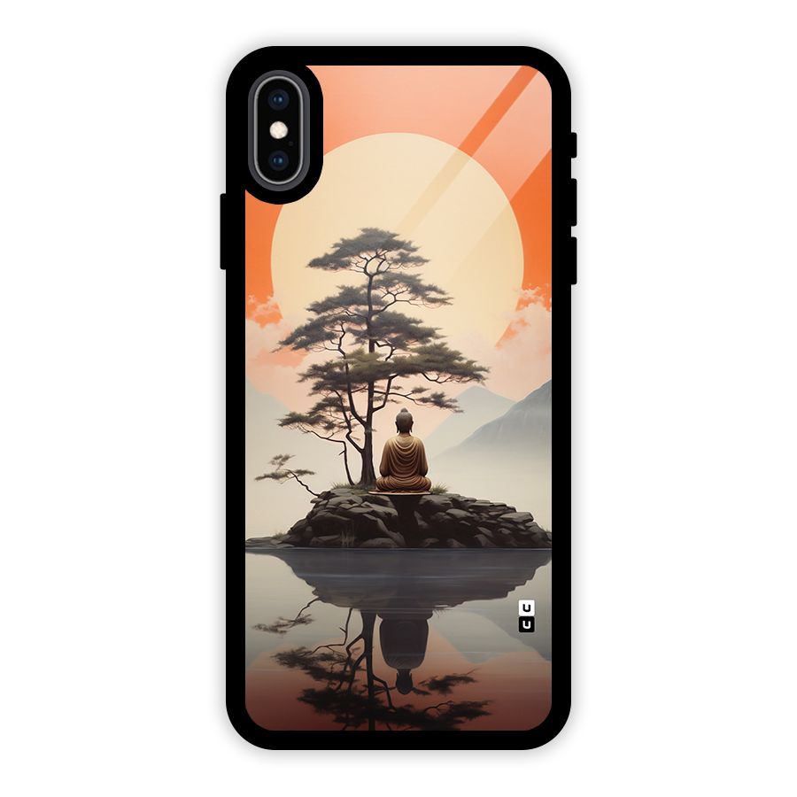 Buddha Nature Glass Back Case for iPhone XS Max