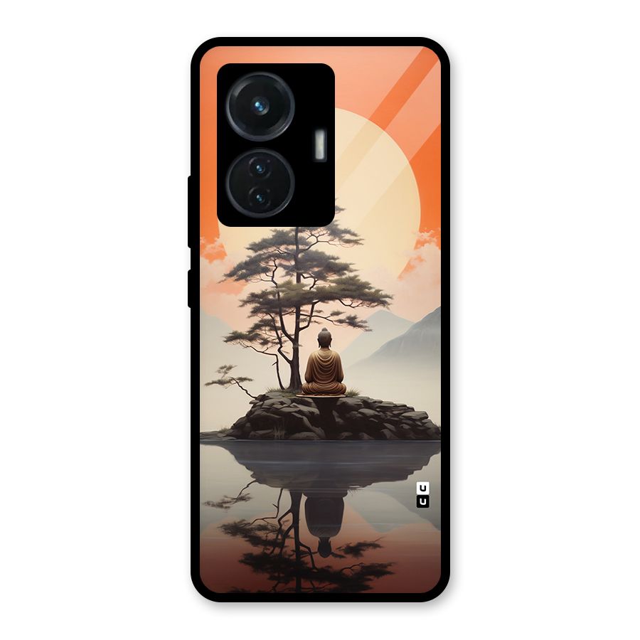 Buddha Nature Glass Back Case for iQOO Z6 44W