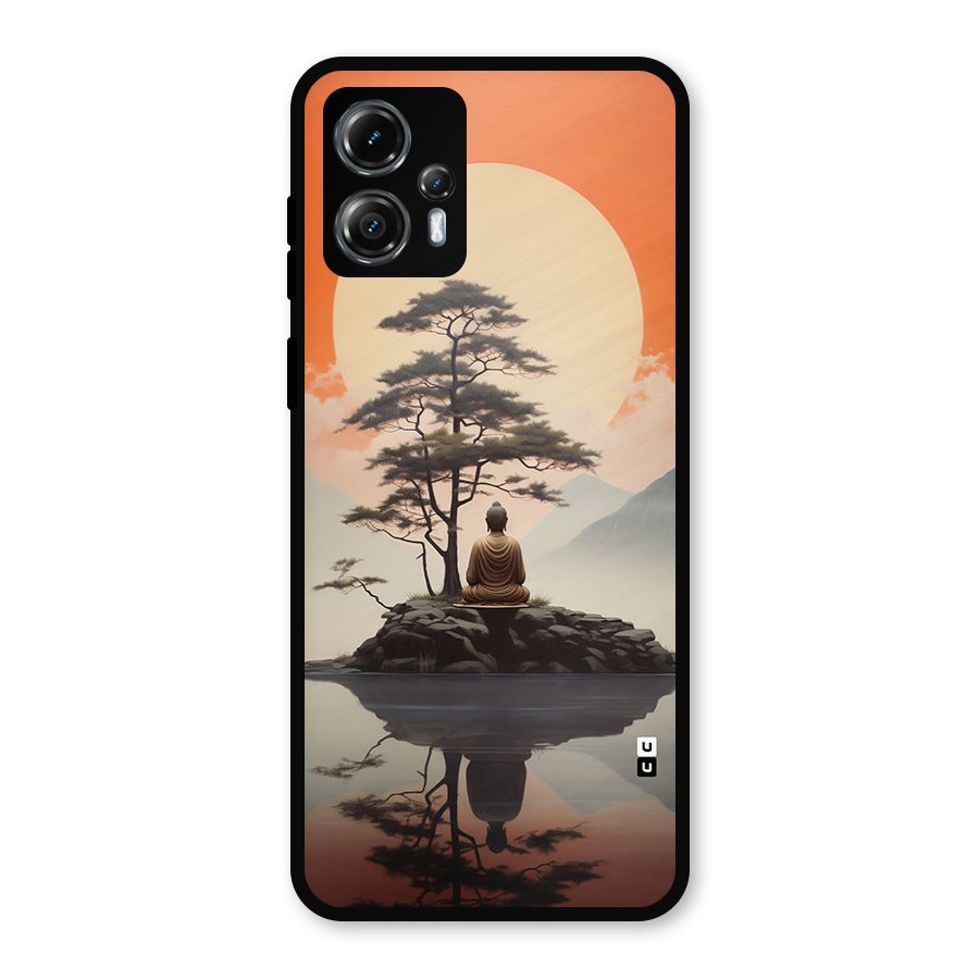 Buddha Nature Metal Back Case for Moto G13