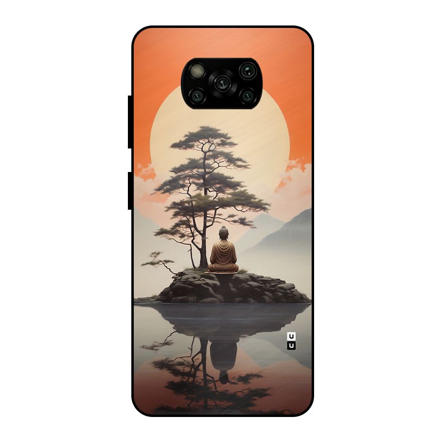 Buddha Nature Metal Back Case for Poco X3