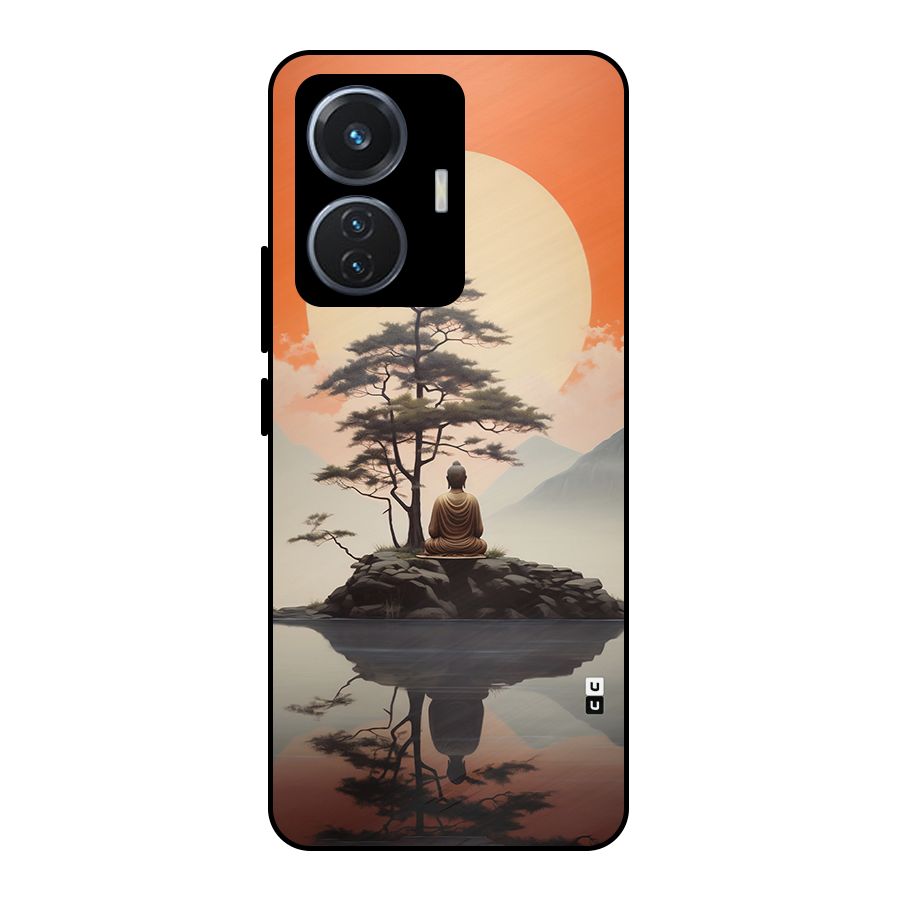 Buddha Nature Metal Back Case for Vivo T1 44W