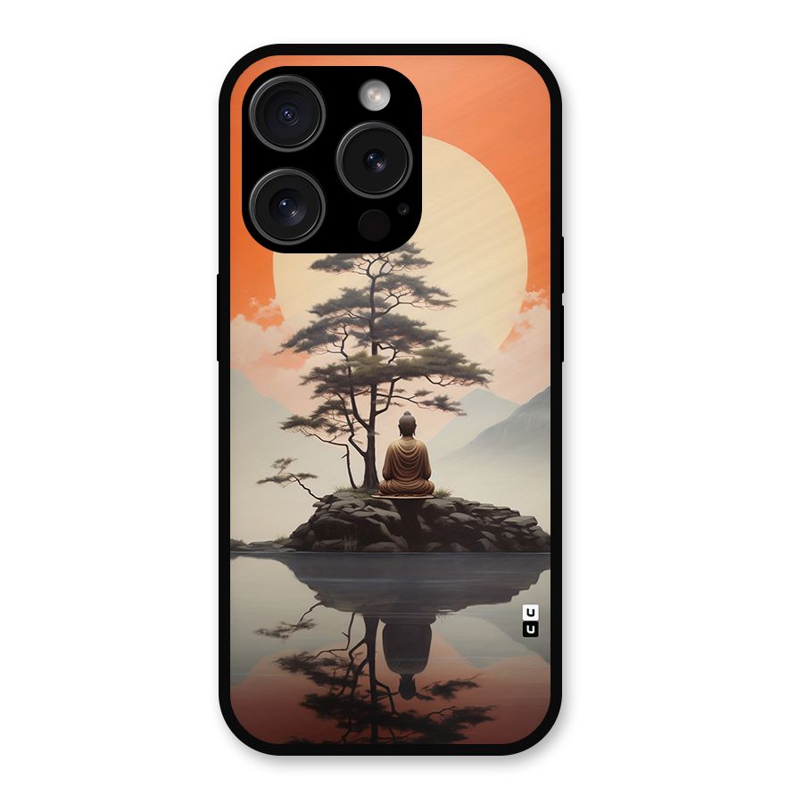 Buddha Nature Metal Back Case for iPhone 15 Pro