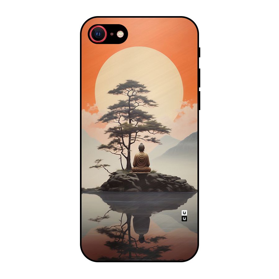Buddha Nature Metal Back Case for iPhone SE 2022
