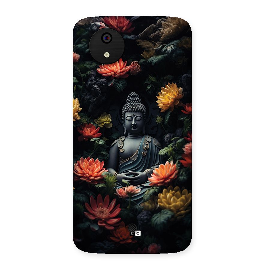 Buddha With Flower Back Case for Canvas A1  AQ4501