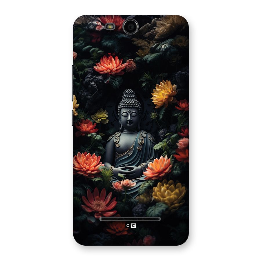 Buddha With Flower Back Case for Canvas Juice 3 Q392