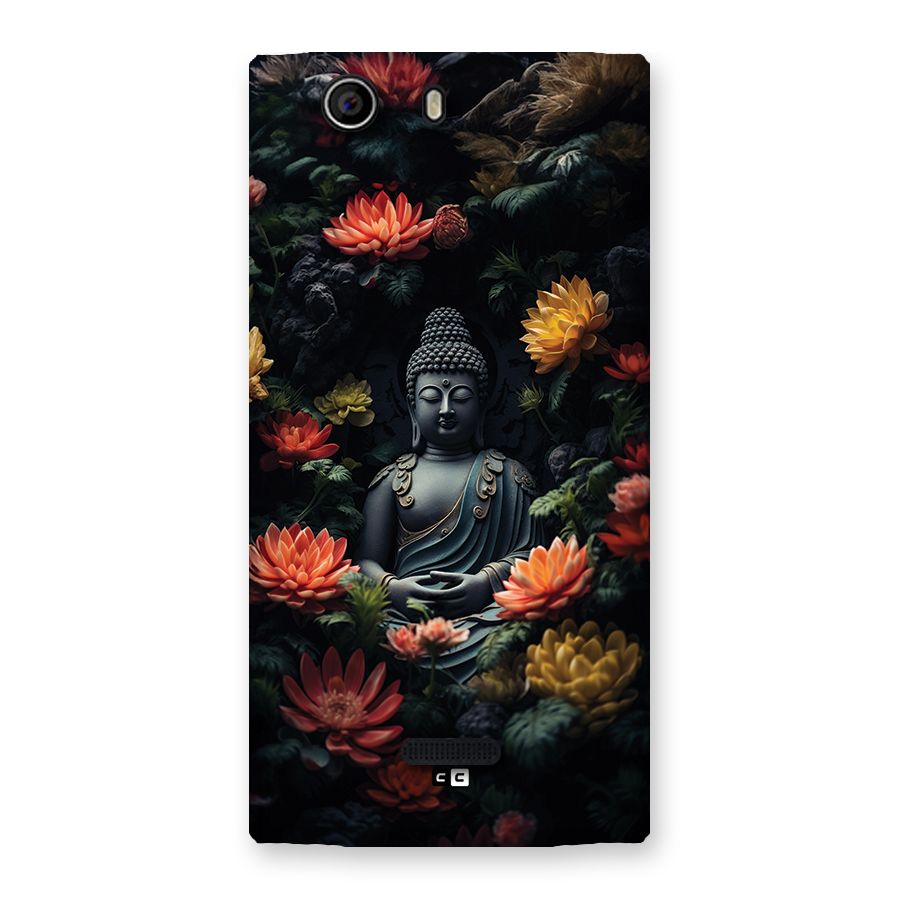 Buddha With Flower Back Case for Canvas Nitro 2 E311