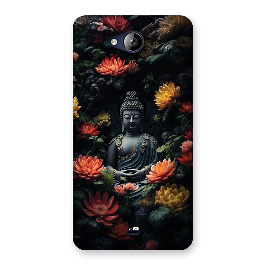 Buddha With Flower Back Case for Canvas Play Q355