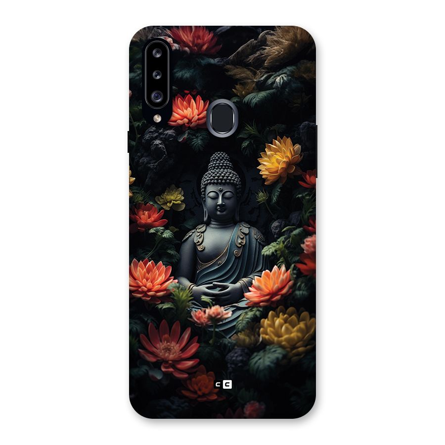 Buddha With Flower Back Case for Galaxy A20s