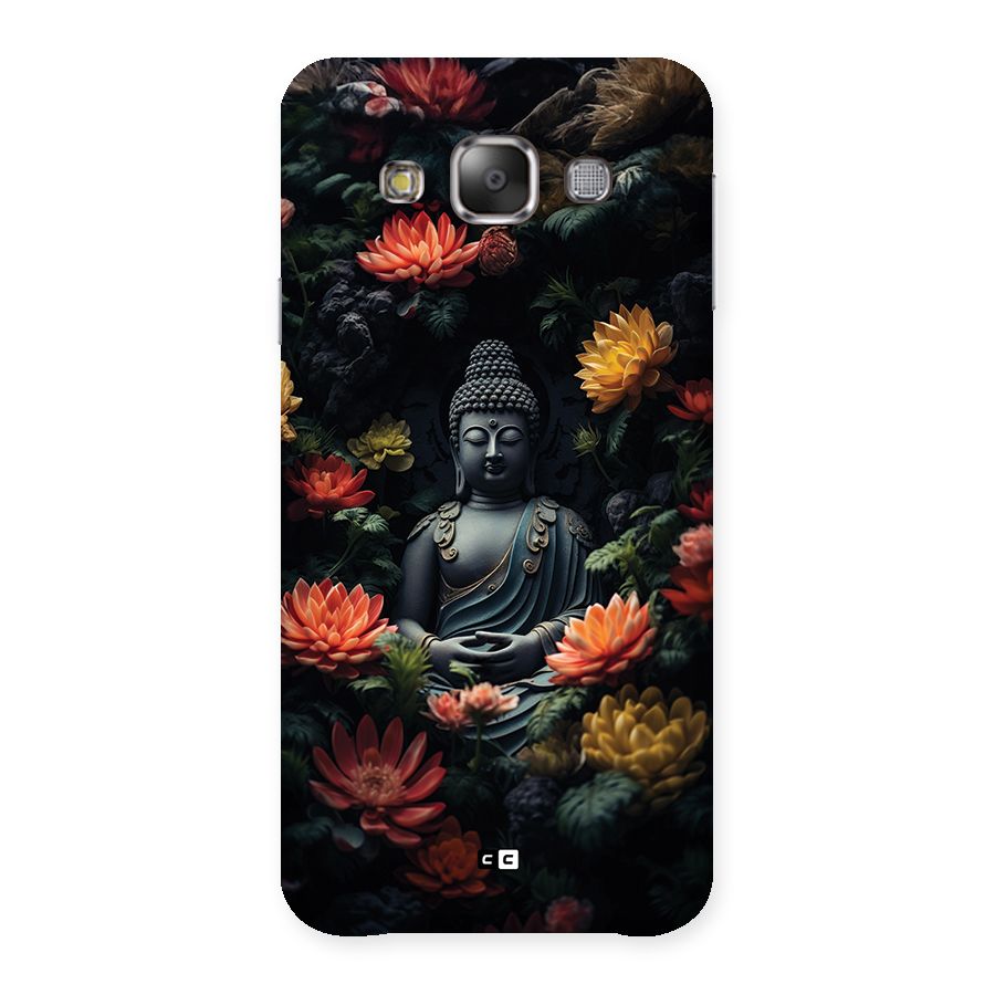 Buddha With Flower Back Case for Galaxy E7