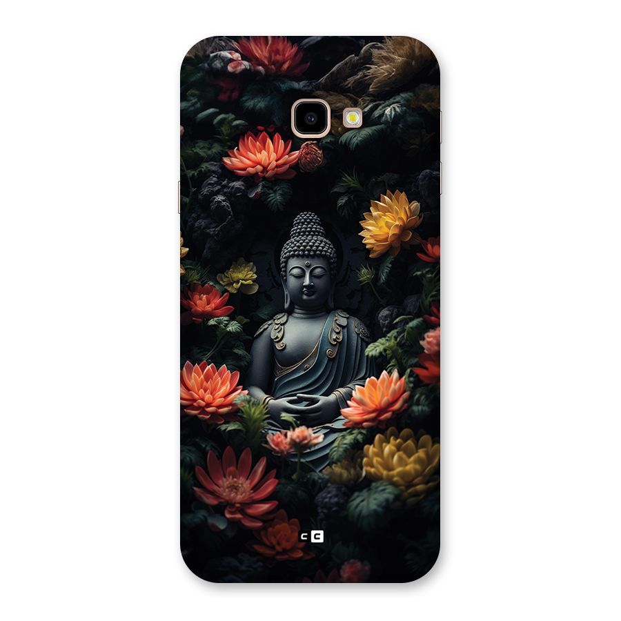 Buddha With Flower Back Case for Galaxy J4 Plus
