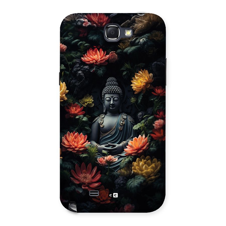 Buddha With Flower Back Case for Galaxy Note 2
