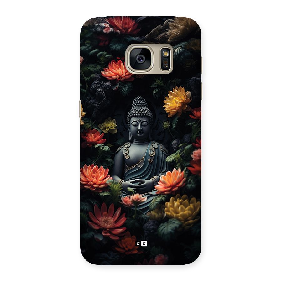 Buddha With Flower Back Case for Galaxy S7