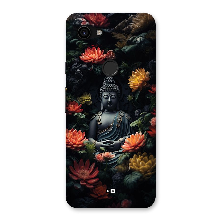 Buddha With Flower Back Case for Google Pixel 3a