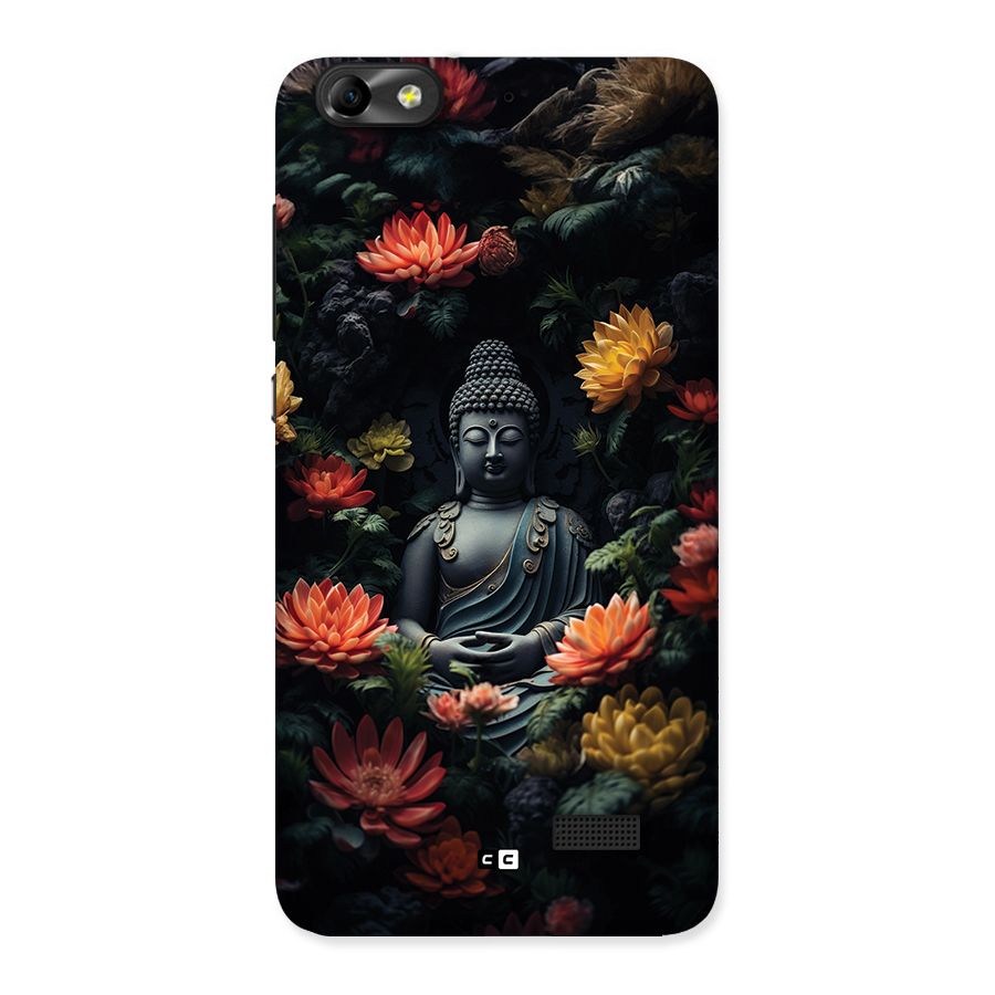 Buddha With Flower Back Case for Honor 4C