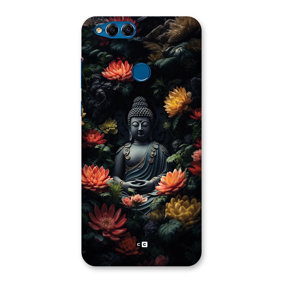 Buddha With Flower Back Case for Honor 7X