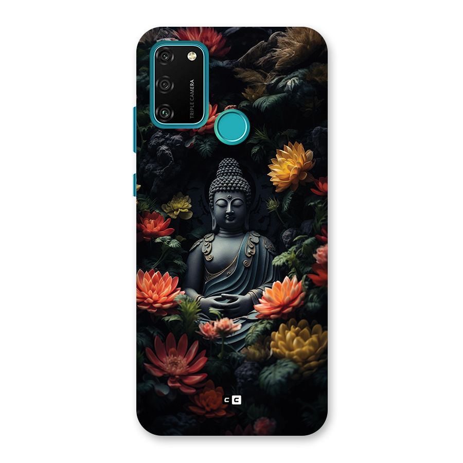 Buddha With Flower Back Case for Honor 9A