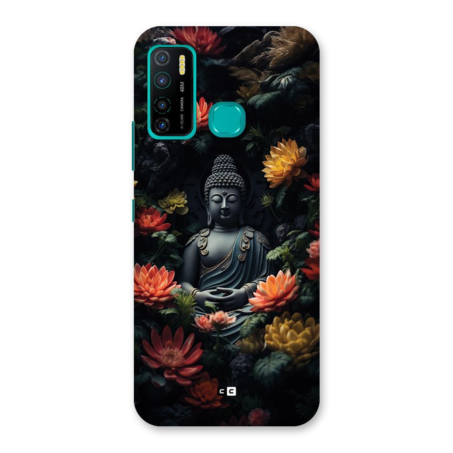 Buddha With Flower Back Case for Infinix Hot 9 Pro