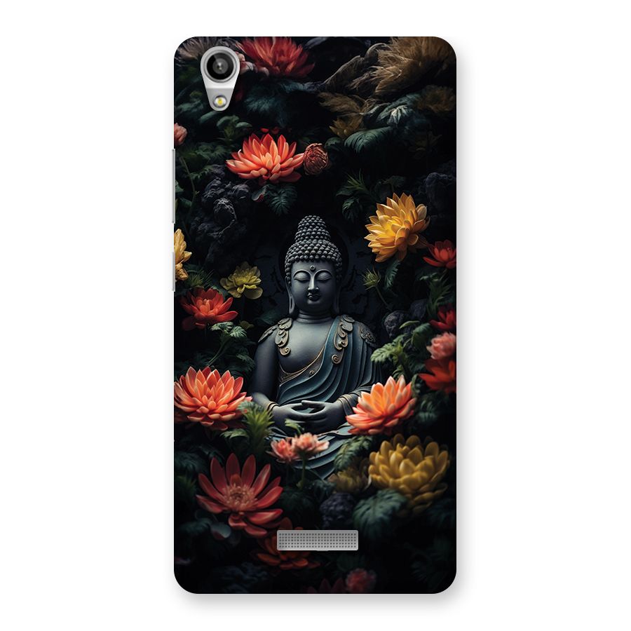 Buddha With Flower Back Case for Lava Pixel V1