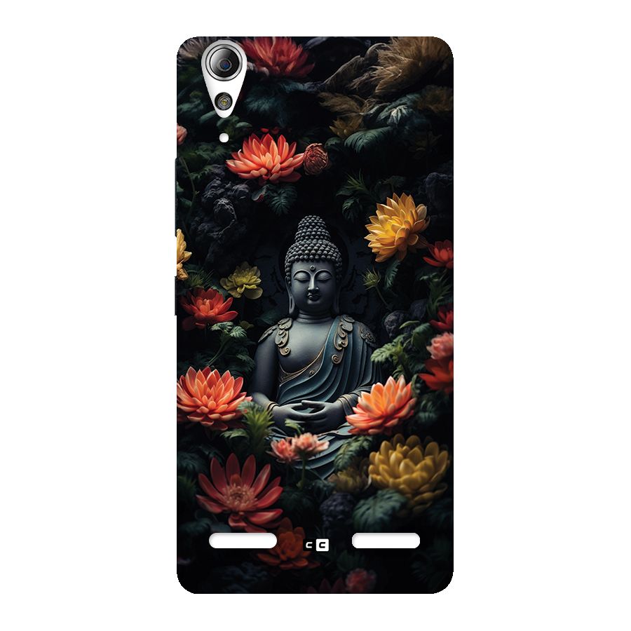 Buddha With Flower Back Case for Lenovo A6000
