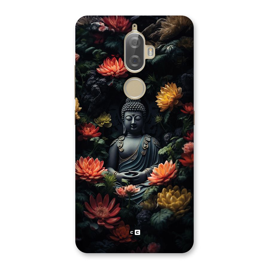 Buddha With Flower Back Case for Lenovo K8 Plus