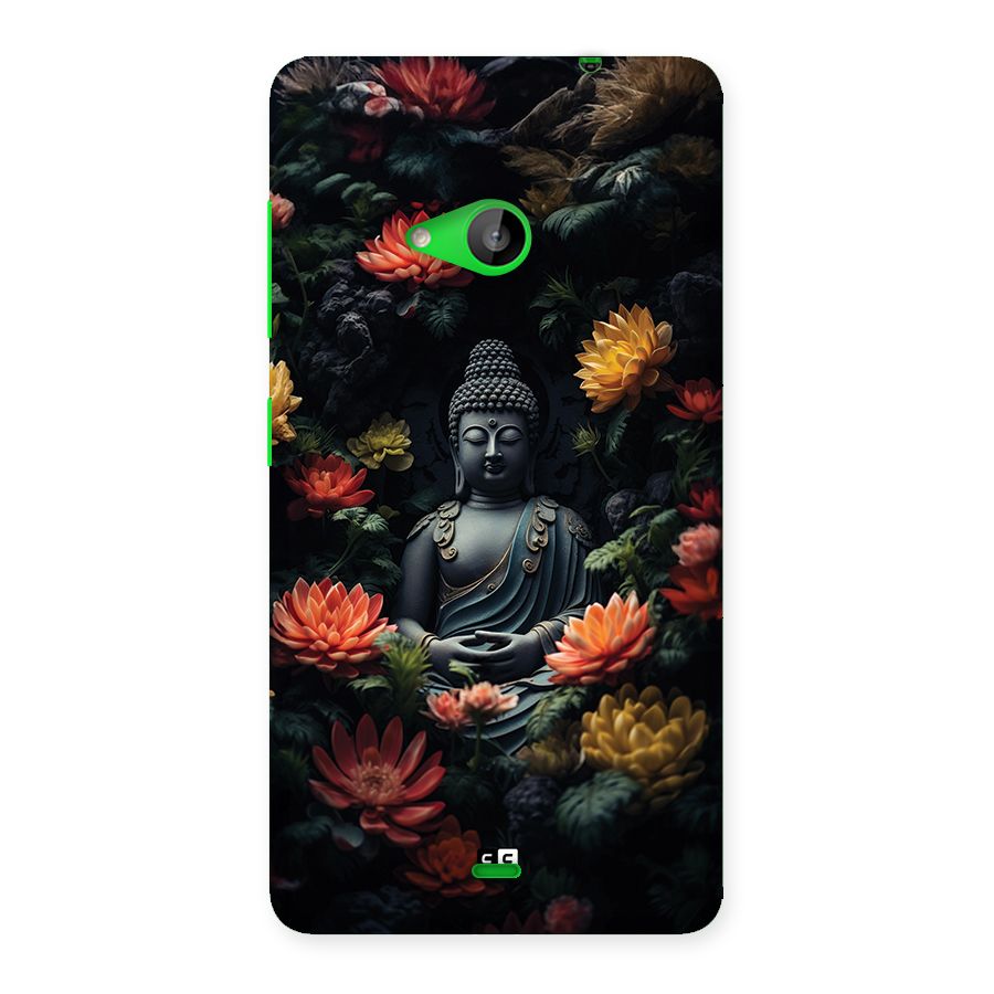Buddha With Flower Back Case for Lumia 535