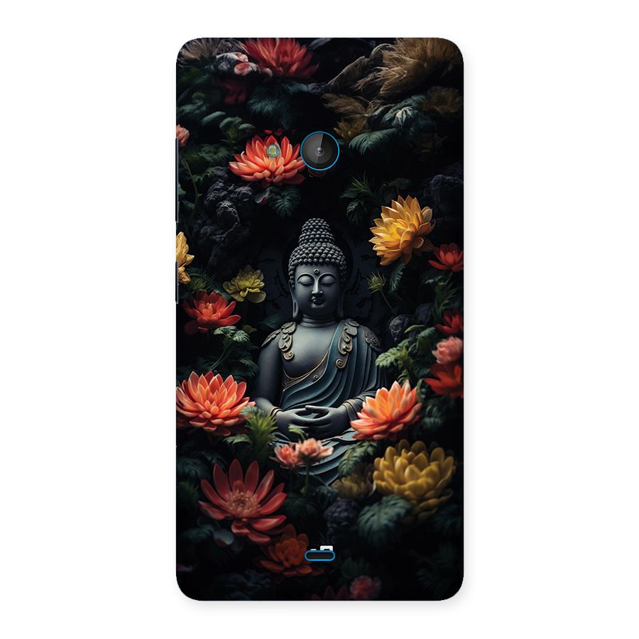 Buddha With Flower Back Case for Lumia 540