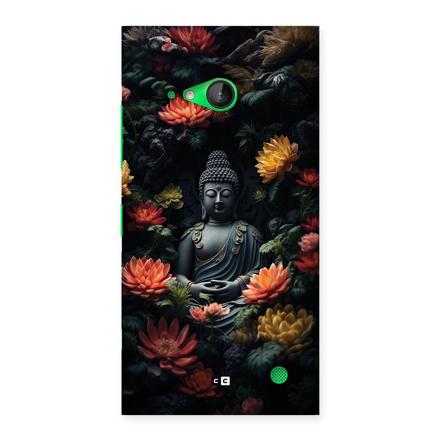 Buddha With Flower Back Case for Lumia 730