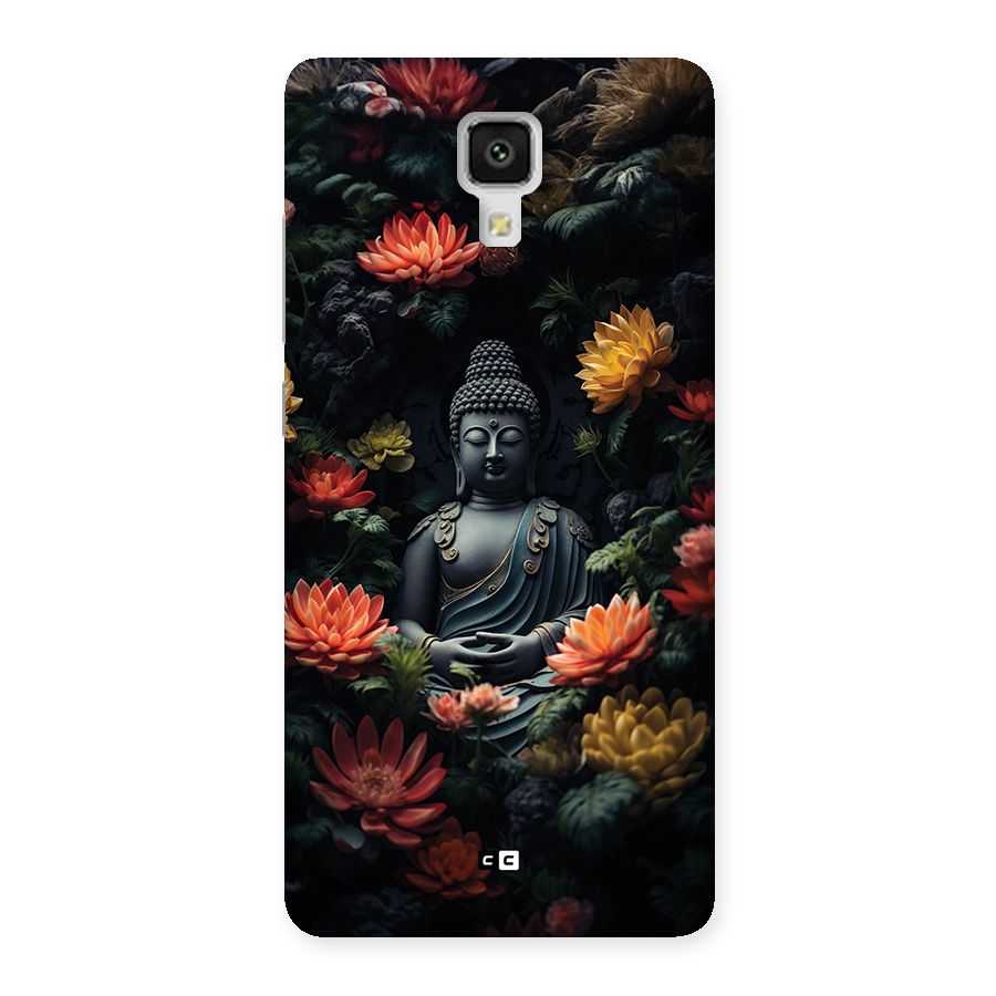 Buddha With Flower Back Case for Mi4
