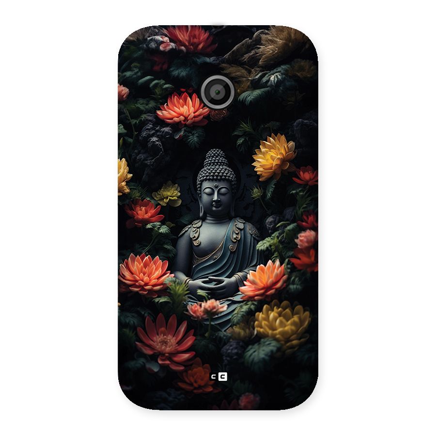 Buddha With Flower Back Case for Moto E