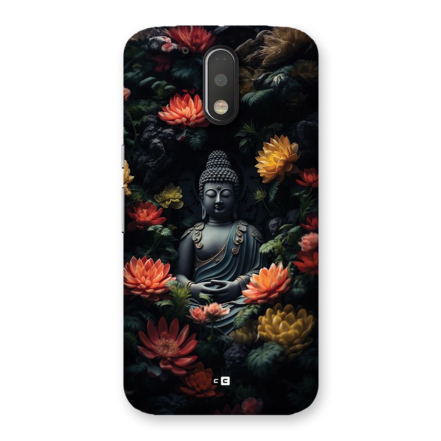 Buddha With Flower Back Case for Moto G4 Plus