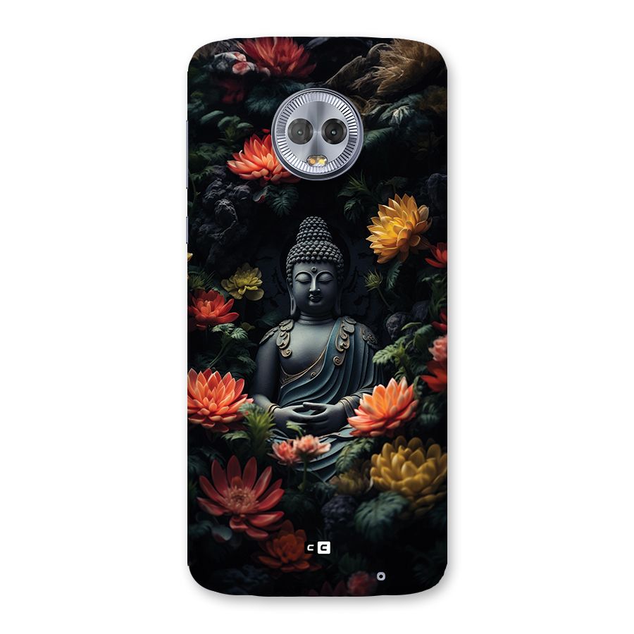 Buddha With Flower Back Case for Moto G6 Plus