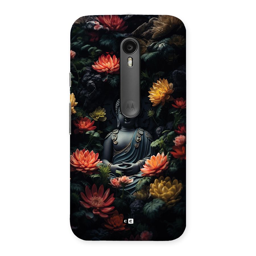 Buddha With Flower Back Case for Moto G Turbo