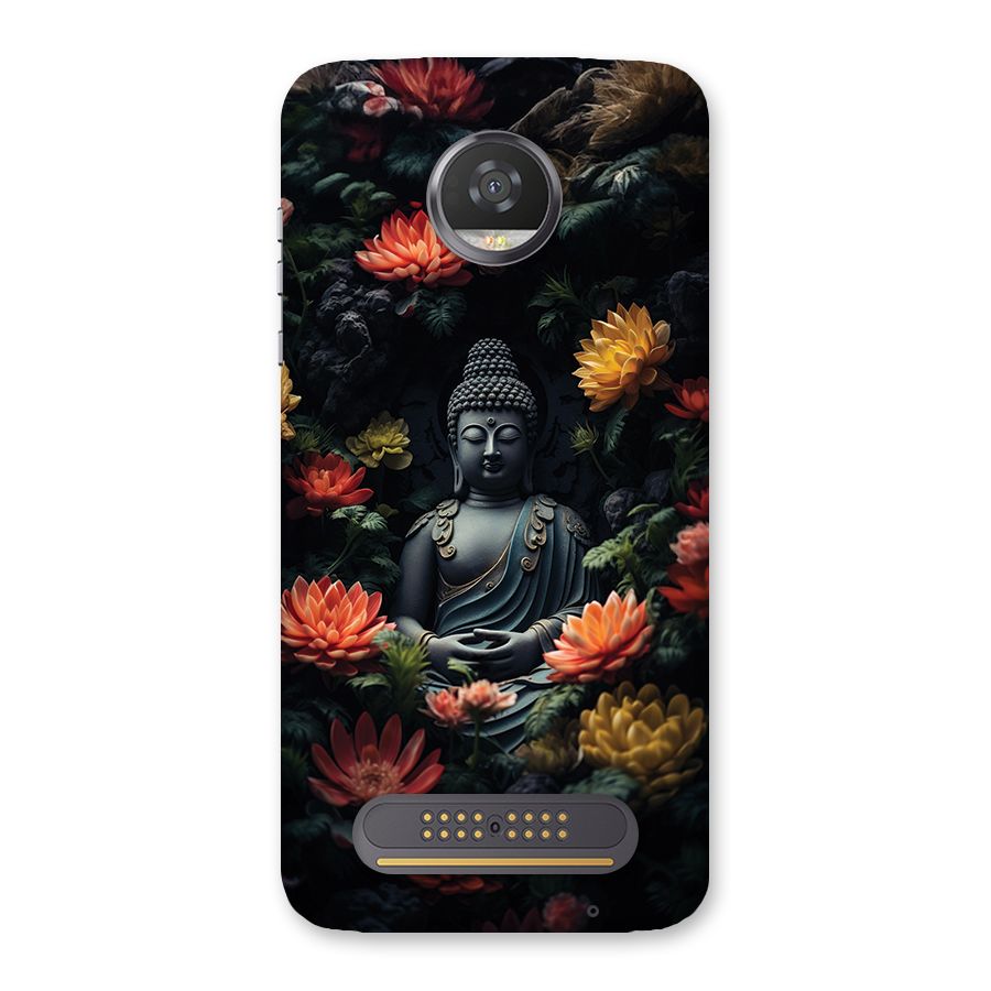 Buddha With Flower Back Case for Moto Z2 Play
