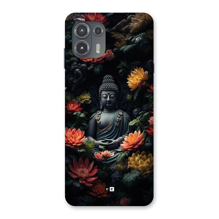 Buddha With Flower Back Case for Motorola Edge 20 Fusion
