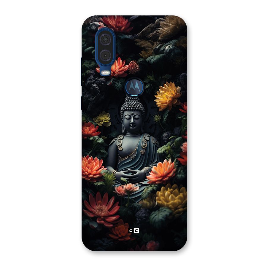 Buddha With Flower Back Case for Motorola One Vision