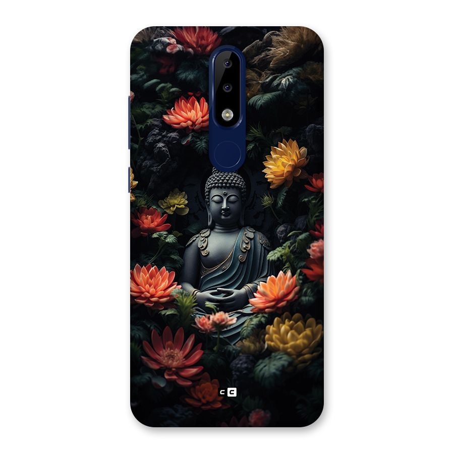 Buddha With Flower Back Case for Nokia 5.1 Plus